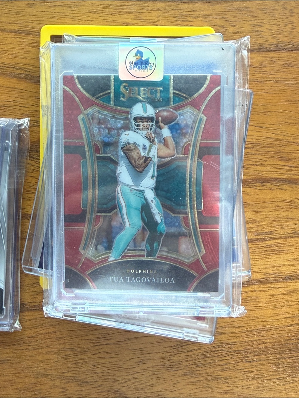 Tua Tagovailoa Miami Dolphins Red Football Trading Card - /49
